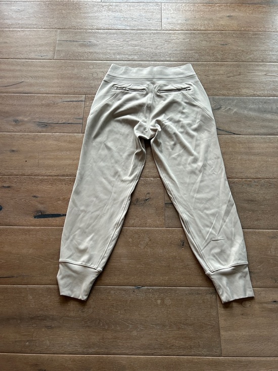 Athleta Cream Beige Track Joggers - Picture 3 of 4